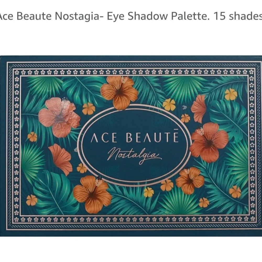 Ace Beaute Nostalgia Palette with Tropical Hues